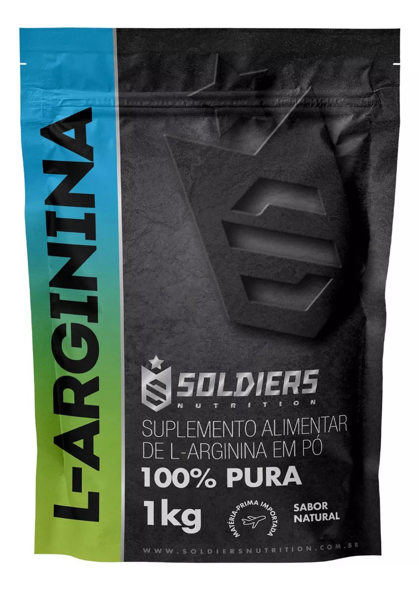 Arginina 1Kg - 100% Pura Importada | Soldiers Nutrition