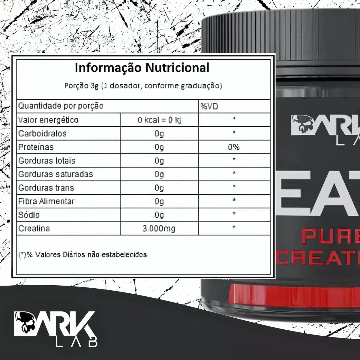 Creatina Pura 300g - Dark Lab